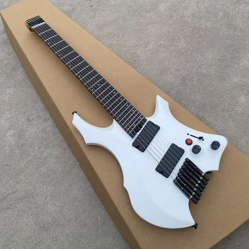 Satin white string headless - satin, 7